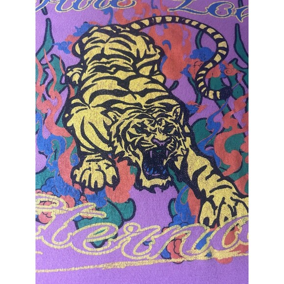 Urban Outfitters Pure Love Baby Tee Pink Tiger Graphic Size XL Cropped - Picture 4 of 5